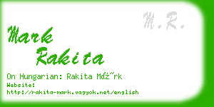 mark rakita business card